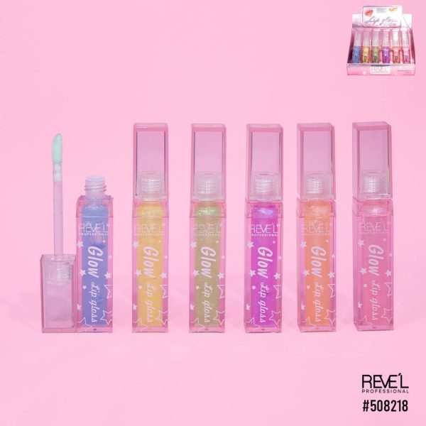 Lip gloss shimmer glow